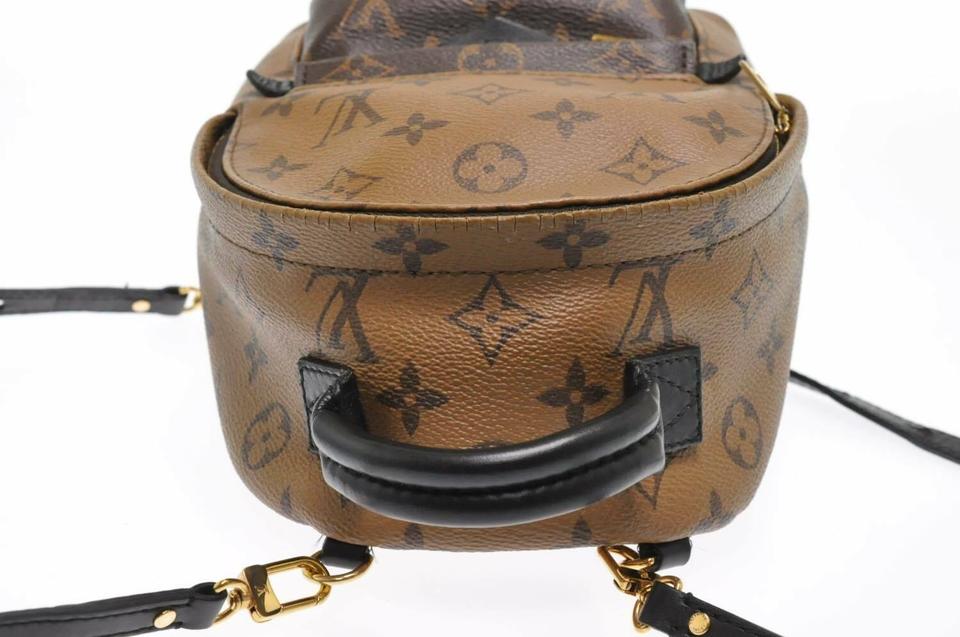 Louis Vuitton Palm Springs Monogram Reverse Mini Brown Canvas Backpack