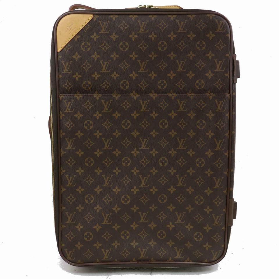 Louis Vuitton Pegase 60 Suitcase Carry On Brown Monogram Canvas Weekend/Travel Bag