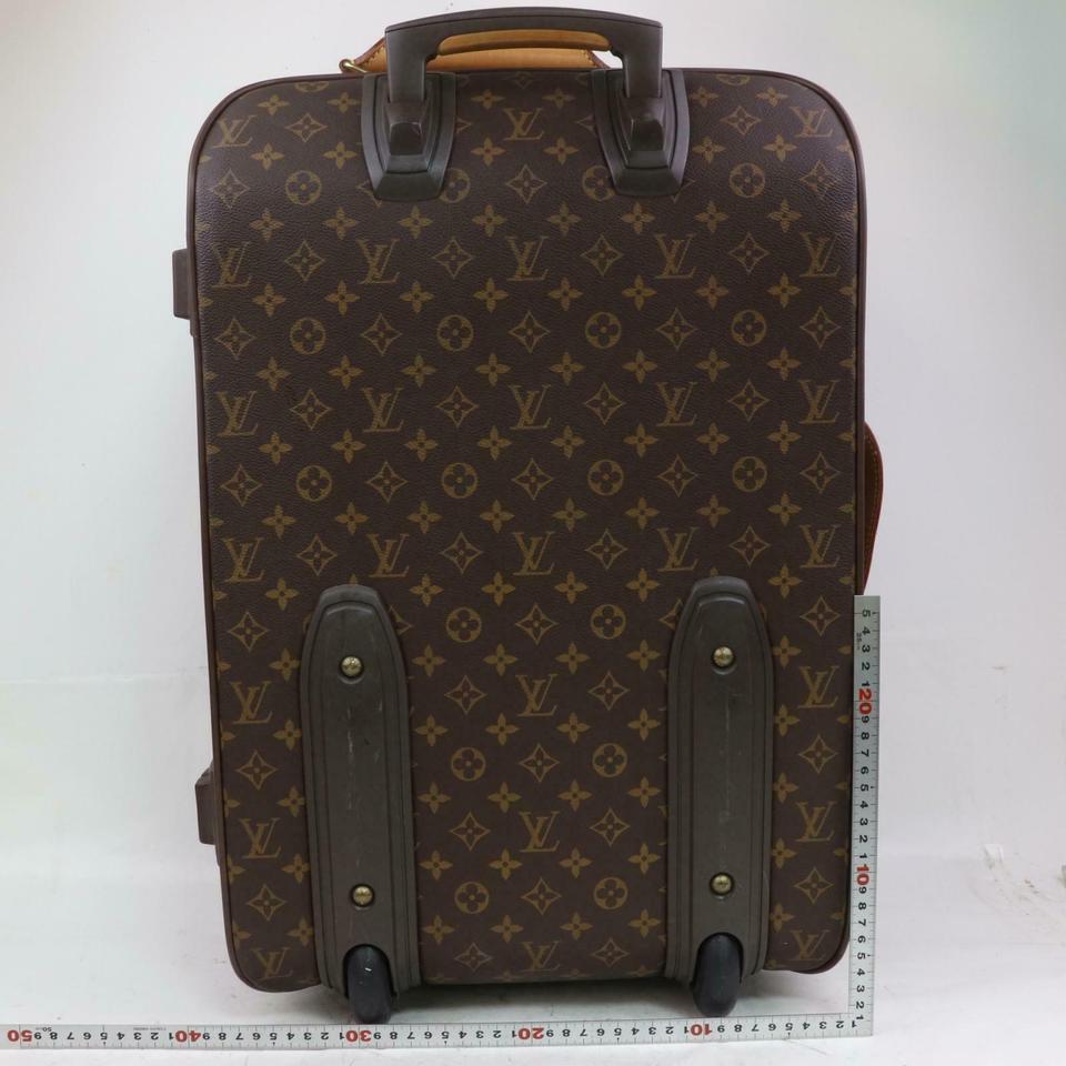 Louis Vuitton Monogram Canvas PEGASE 60 Rolling Luggage VINTAGE