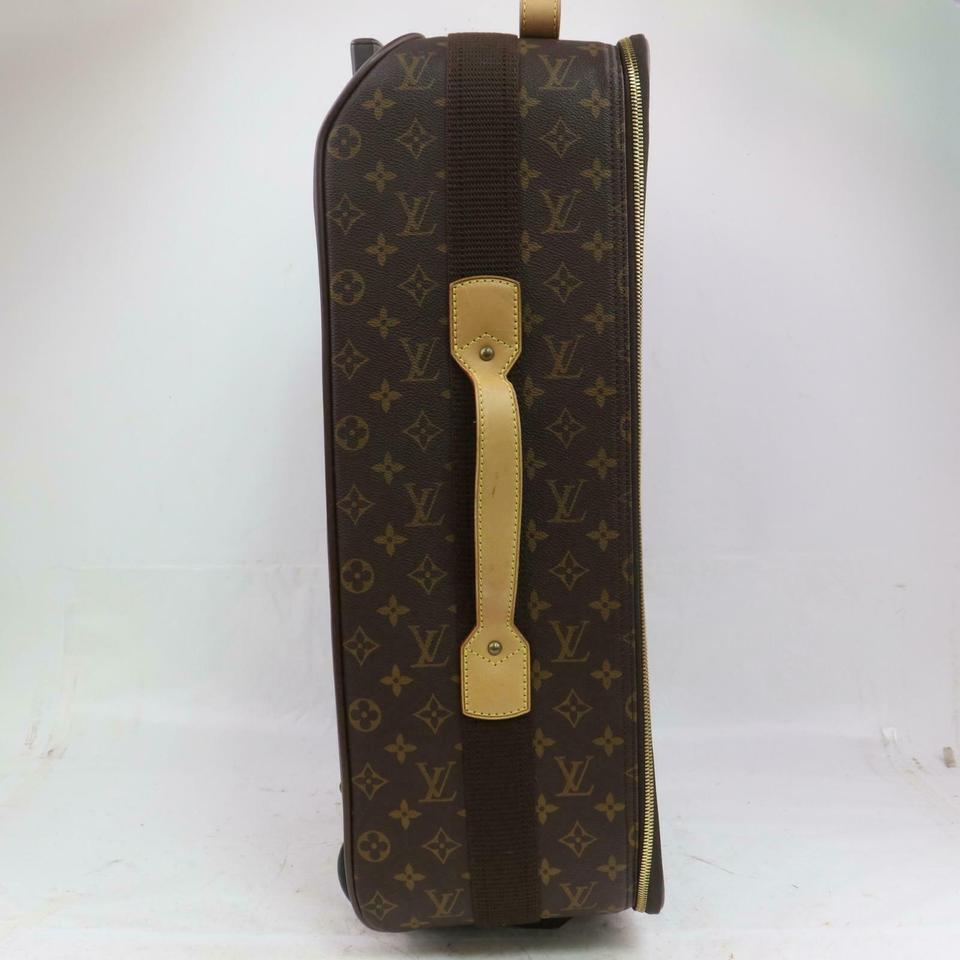 Louis Vuitton Pegase 60 Suitcase Carry On Brown Monogram Canvas Weekend/Travel Bag