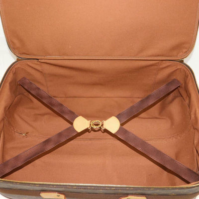 Louis Vuitton Damier Ebene Pegase 60 Rolling Luggage Trolley 870570 Brown  Coated Canvas Weekend/Travel Bag, Louis Vuitton