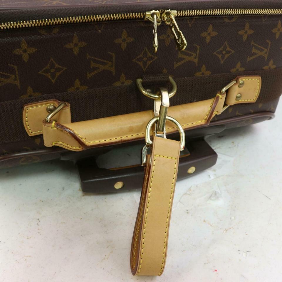 Louis Vuitton Pegase 60 Suitcase Carry On Brown Monogram Canvas Weekend/Travel Bag