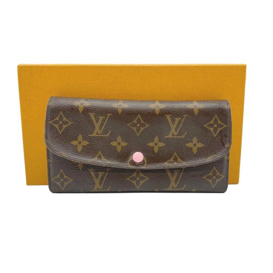 Louis Vuitton Pink Emilie Monogram Rose Ballerine Wallet