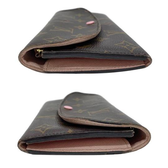 Louis Vuitton Pink Emilie Monogram Rose Ballerine Wallet