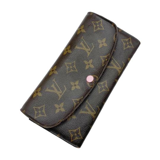 Louis Vuitton Pink Emilie Monogram Rose Ballerine Wallet