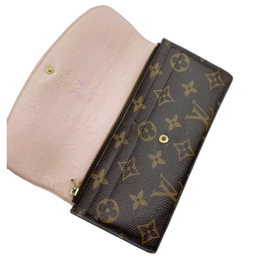 Louis Vuitton Pink Emilie Monogram Rose Ballerine Wallet