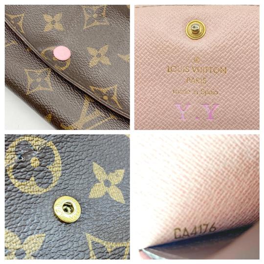 Louis Vuitton Pink Emilie Monogram Rose Ballerine Wallet
