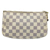 Louis Vuitton Pochette Accessories Pouch Accessoir Nmes White Damier Azur Canvas Shoulder Bag
