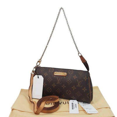 Louis Vuitton Pochette Eva Brown Monogram Canvas Shoulder Bag