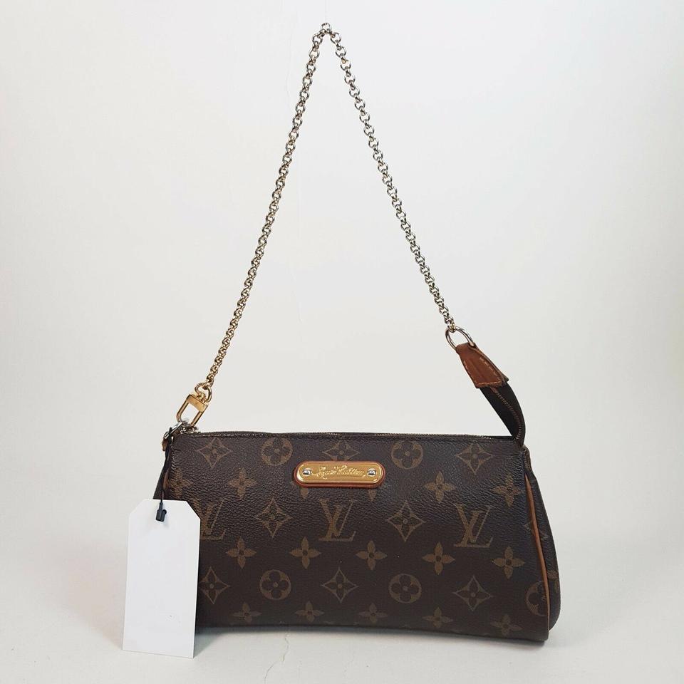Louis Vuitton Pochette Eva Brown Monogram Canvas Shoulder Bag