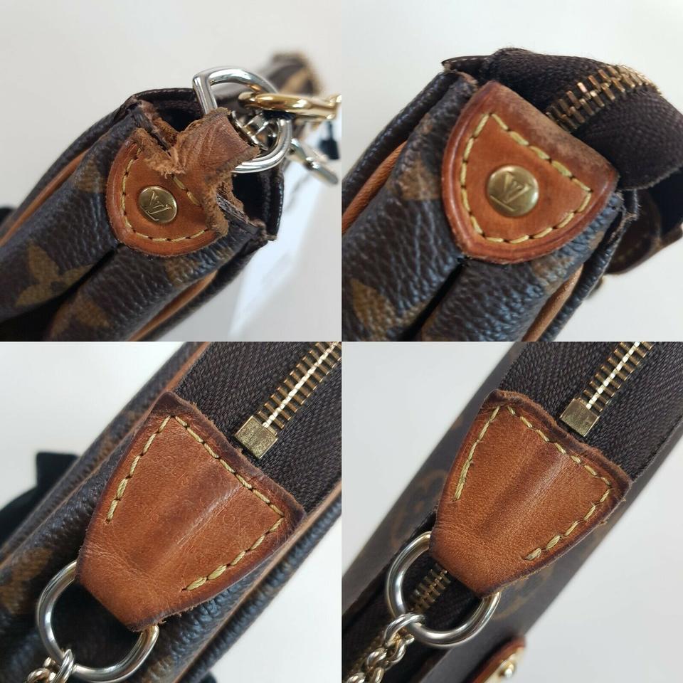 Louis Vuitton Pochette Eva Brown Monogram Canvas Shoulder Bag