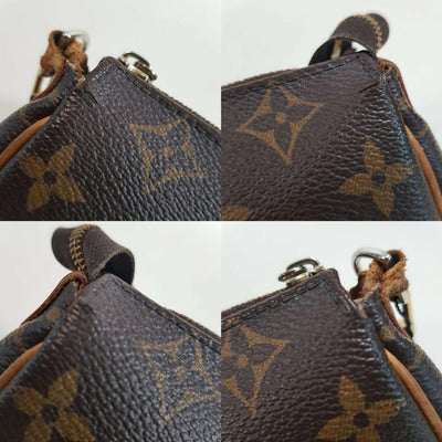 Louis Vuitton Pochette Eva Brown Monogram Canvas Shoulder Bag