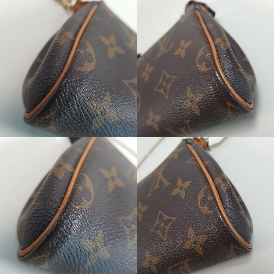 Louis Vuitton Pochette Eva Brown Monogram Canvas Shoulder Bag