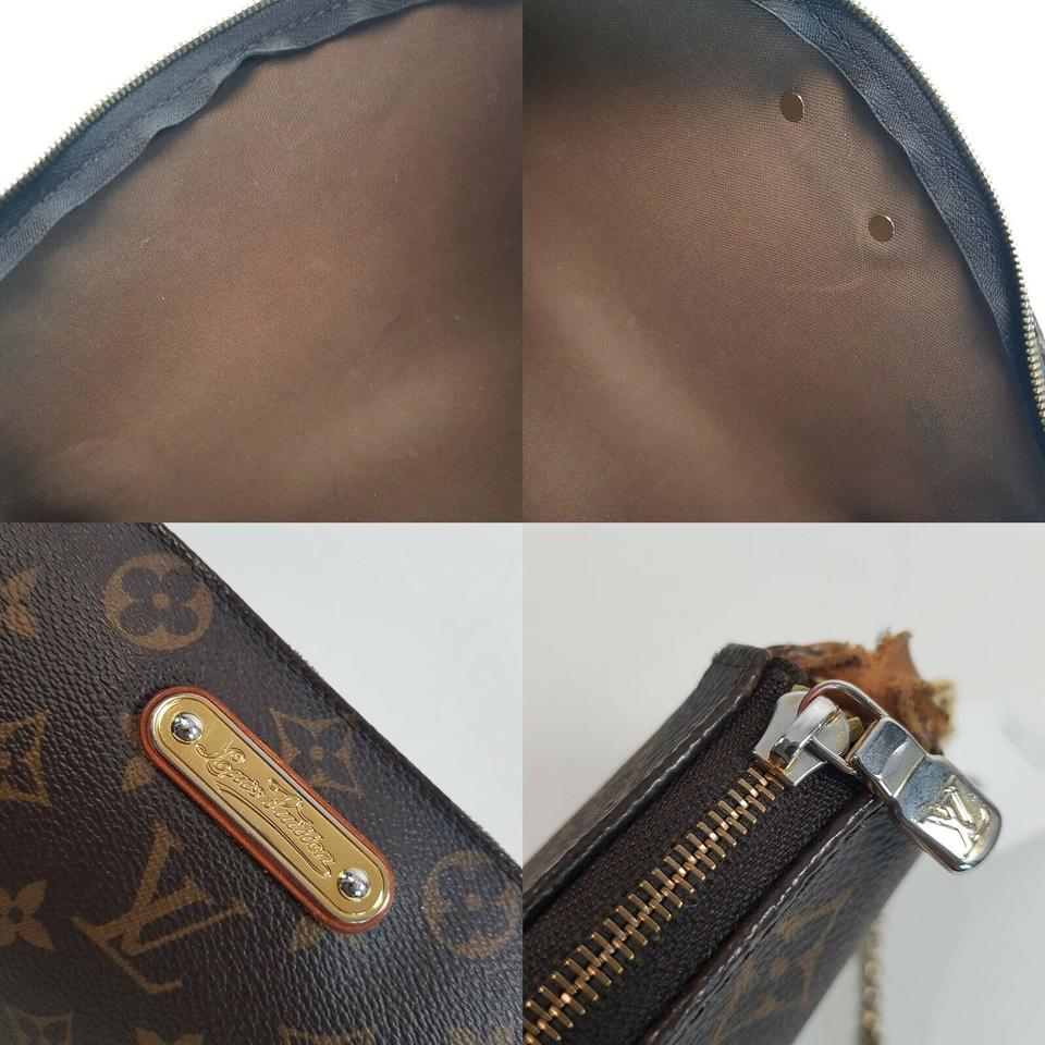 Louis Vuitton Pochette Eva Brown Monogram Canvas Shoulder Bag