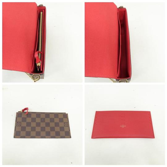 Louis Vuitton Pochette Félicie Brown Damier Ébène Canvas Cross Body Bag