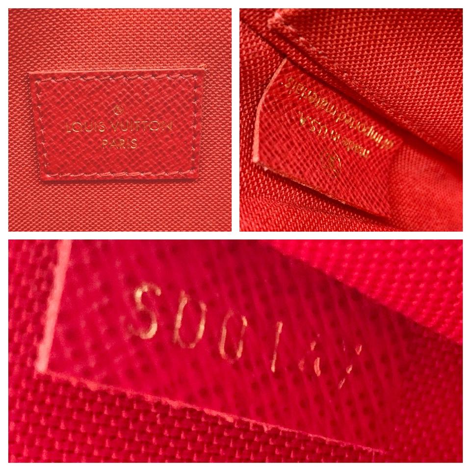 Louis Vuitton Pochette Felicie Brown Damier Ébène Canvas Shoulder Bag