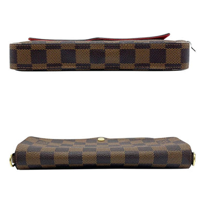 Louis Vuitton Pochette Felicie Brown Damier Ébène Canvas Shoulder Bag