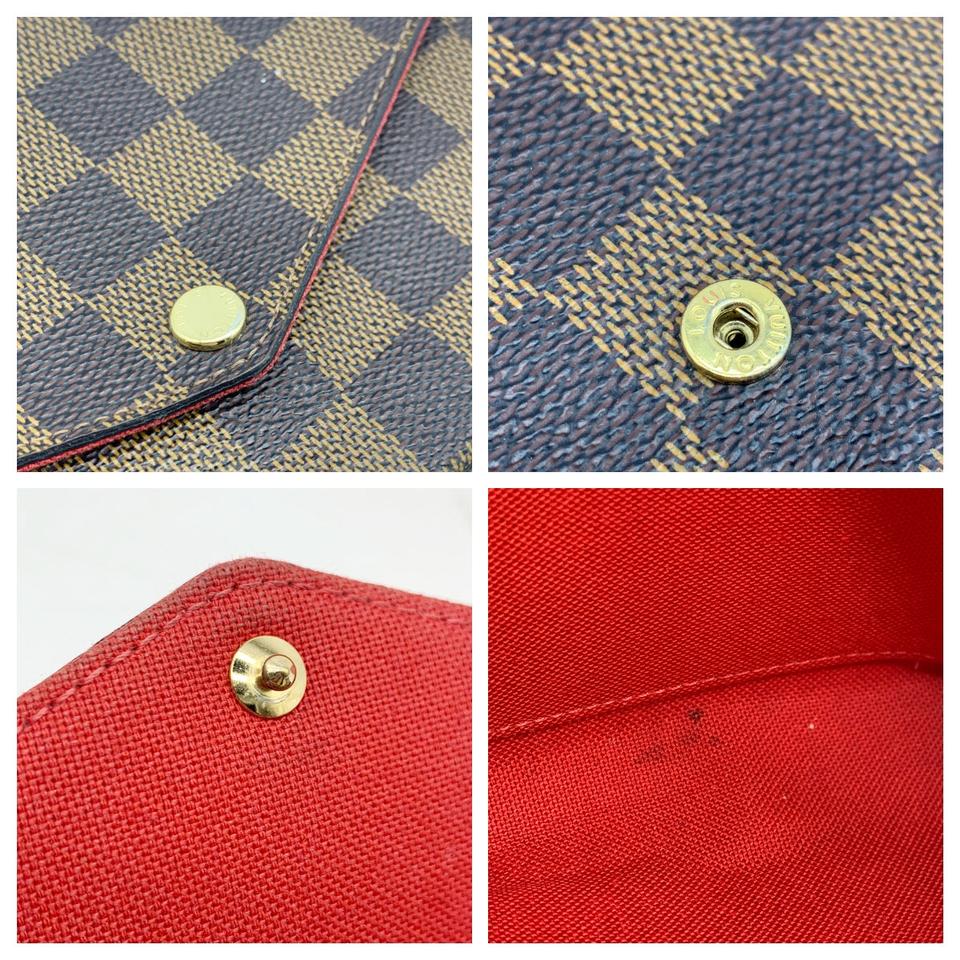 Louis Vuitton Pochette Felicie Brown Damier Ébène Canvas Shoulder Bag