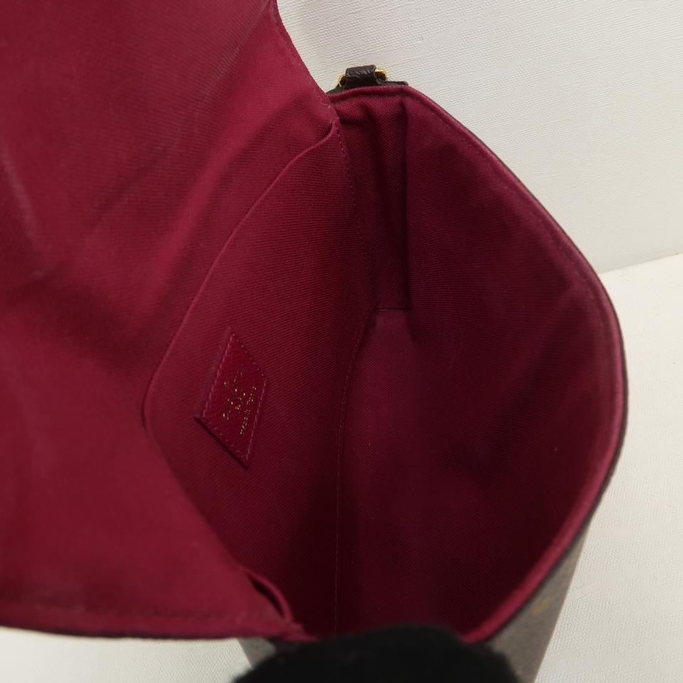 Louis Vuitton Pochette Felicie Brown Monogram Canvas Cross Body Bag