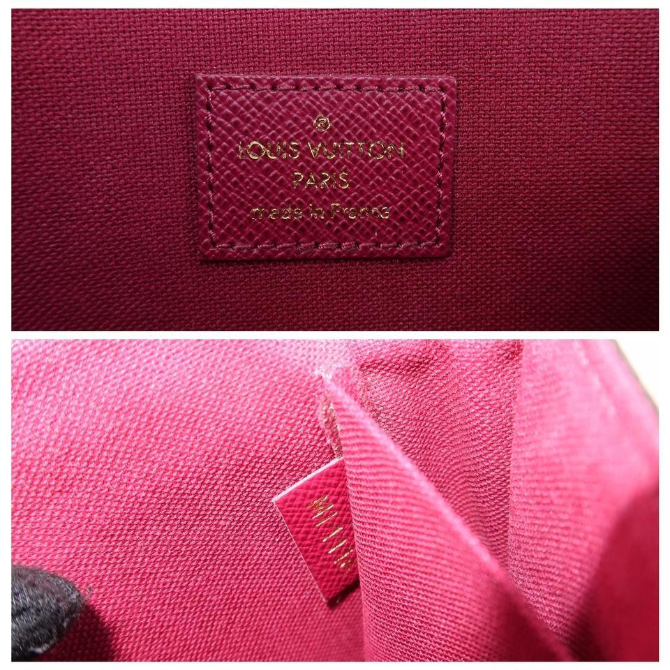 Louis Vuitton Pochette Felicie Brown Monogram Canvas Cross Body Bag