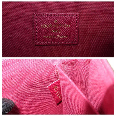 Louis Vuitton Pochette Felicie Brown Monogram Canvas Cross Body Bag