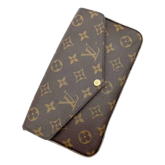 Louis Vuitton Pochette Felicie Pivoine Brown Monogram Canvas Cross Body Bag