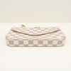 Louis Vuitton Pochette Felicie White Damier Azur Canvas Cross Body Bag