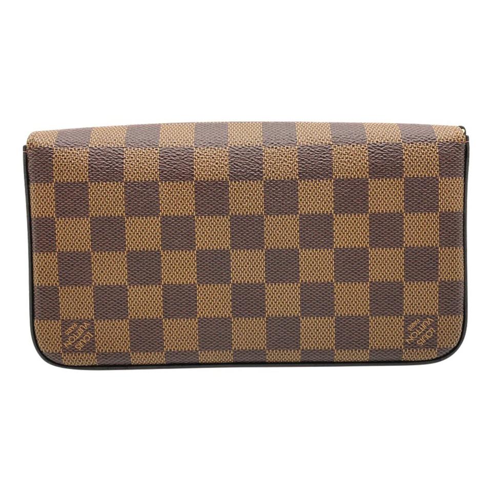Louis Vuitton Pochette Felicie With Inserts Brown Damier Ebene Canvas Shoulder Bag