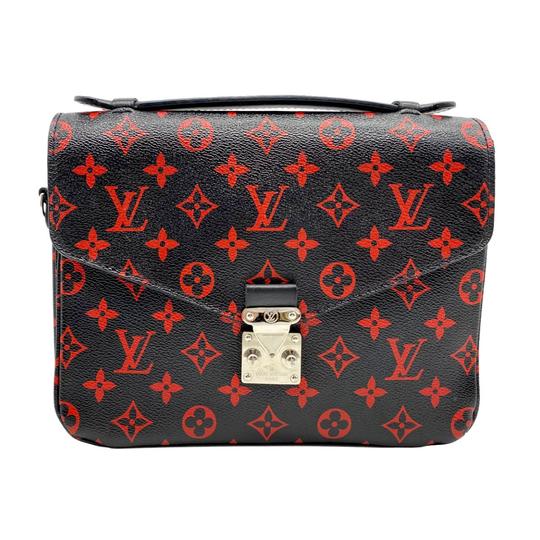 Louis Vuitton Pochette Metis Black Monogram Infrarouge Canvas Shoulder Bag