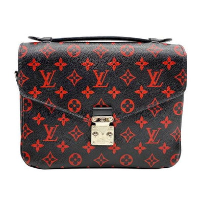 Louis Vuitton Pochette Metis Black Monogram Infrarouge Canvas Shoulder Bag