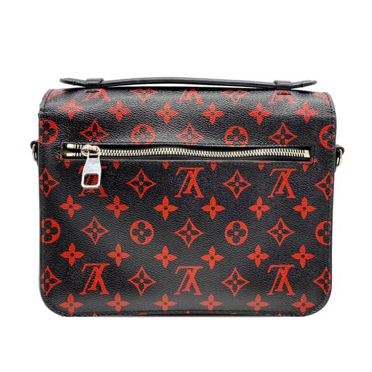 Louis Vuitton Pochette Metis Black Monogram Infrarouge Canvas Shoulder Bag