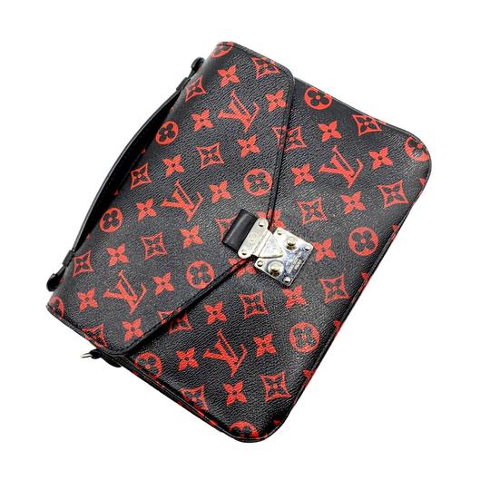 Louis Vuitton Pochette Metis Black Monogram Infrarouge Canvas Shoulder Bag