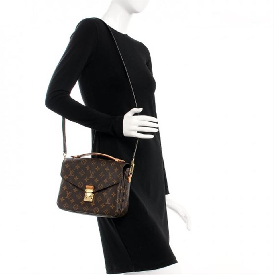 Louis Vuitton Pochette Metis Brown Monogram Canvas Shoulder Bag