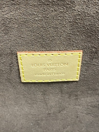 Louis Vuitton Brown Monogram Coated Canvas Pochette Métis Gold