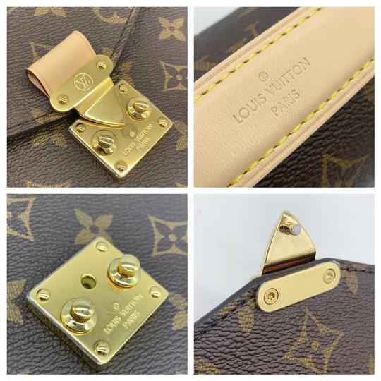 Louis Vuitton Pochette Metis Brown Monogram Canvas Shoulder Bag
