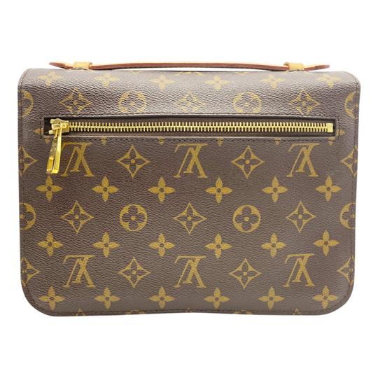 Louis Vuitton Pochette Metis Brown Monogram Canvas Shoulder Bag