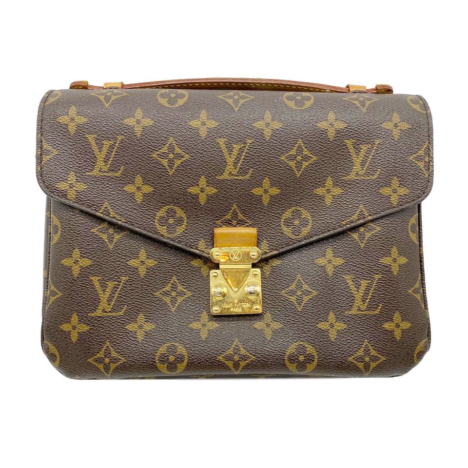Louis Vuitton Pochette Metis Brown Monogram Canvas Shoulder Bag