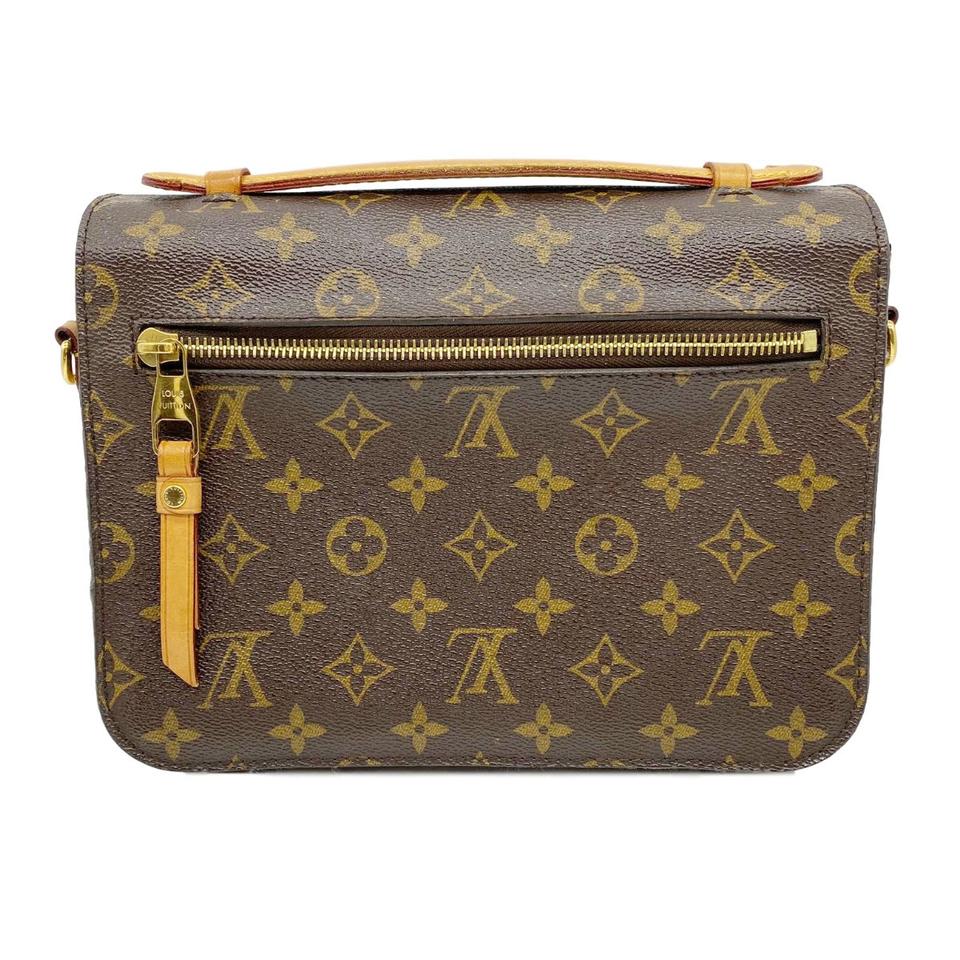 Louis Vuitton Pochette Metis Brown Monogram Canvas Shoulder Bag
