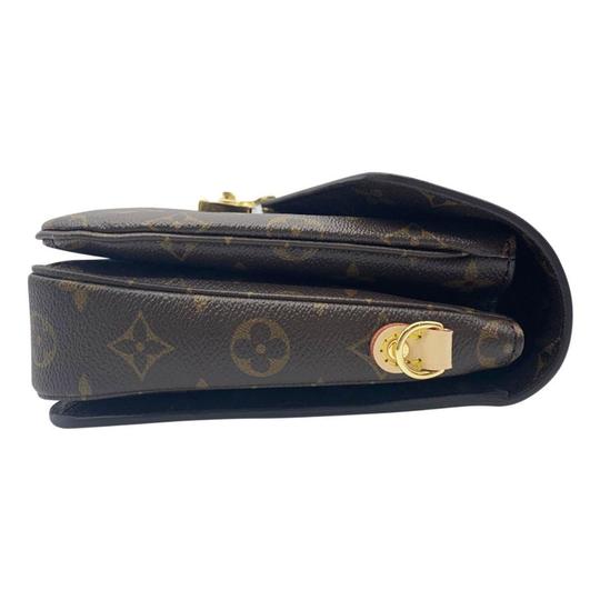 Louis Vuitton Pochette Metis Brown Monogram Canvas Shoulder Bag