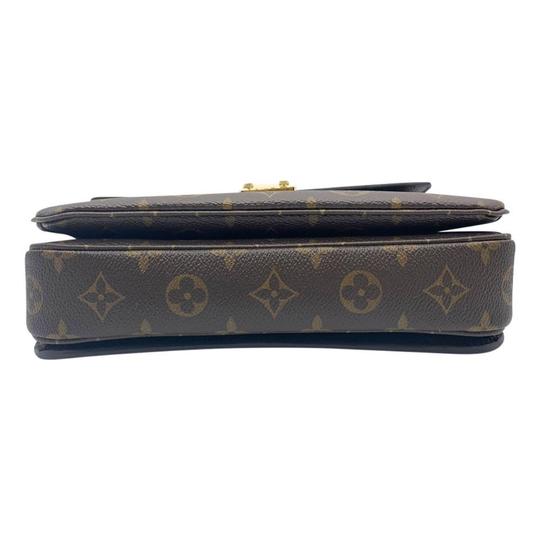 Louis Vuitton Pochette Metis Brown Monogram Canvas Shoulder Bag