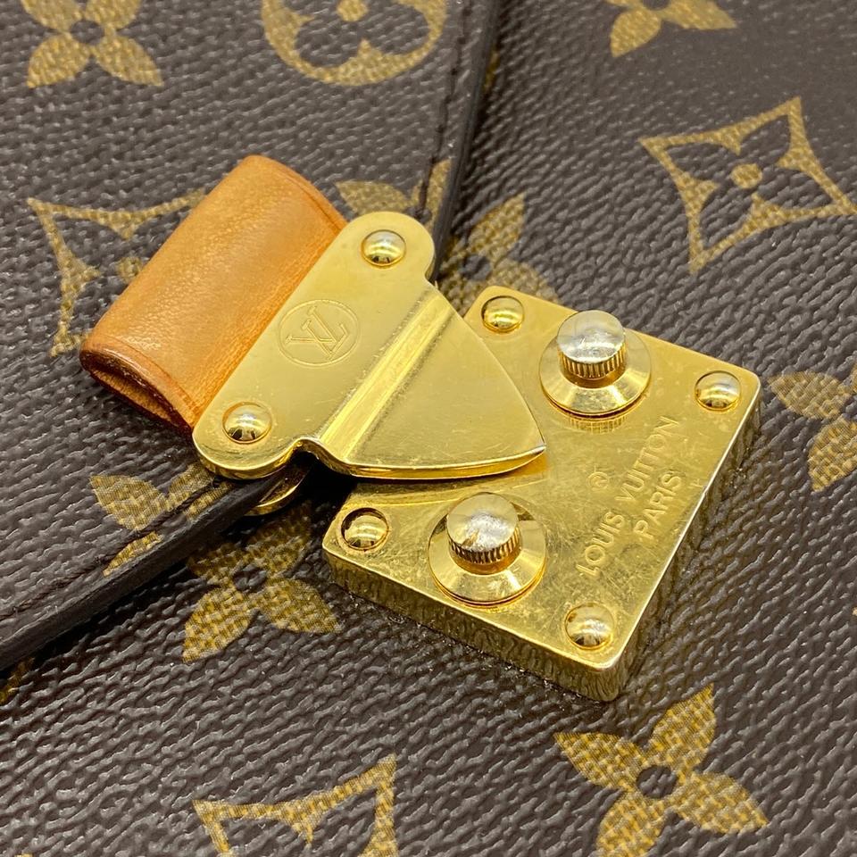 Louis Vuitton Pochette Metis Brown Monogram Canvas Shoulder Bag