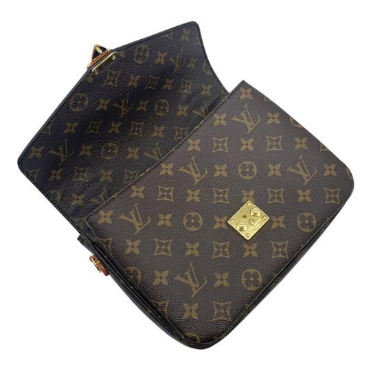 Louis Vuitton Pochette Metis Brown Monogram Canvas Shoulder Bag