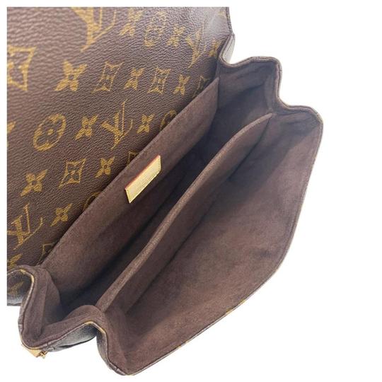Louis Vuitton Pochette Metis Brown Monogram Canvas Shoulder Bag