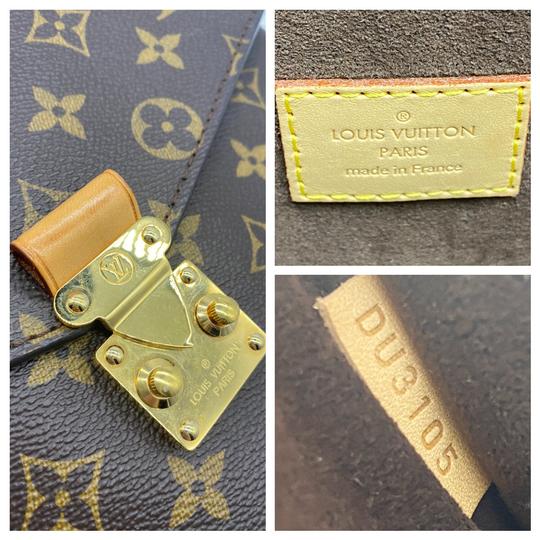 Louis+Vuitton+Pochette+M%C3%A9tis+Shoulder+Bag+Brown+Canvas for sale online