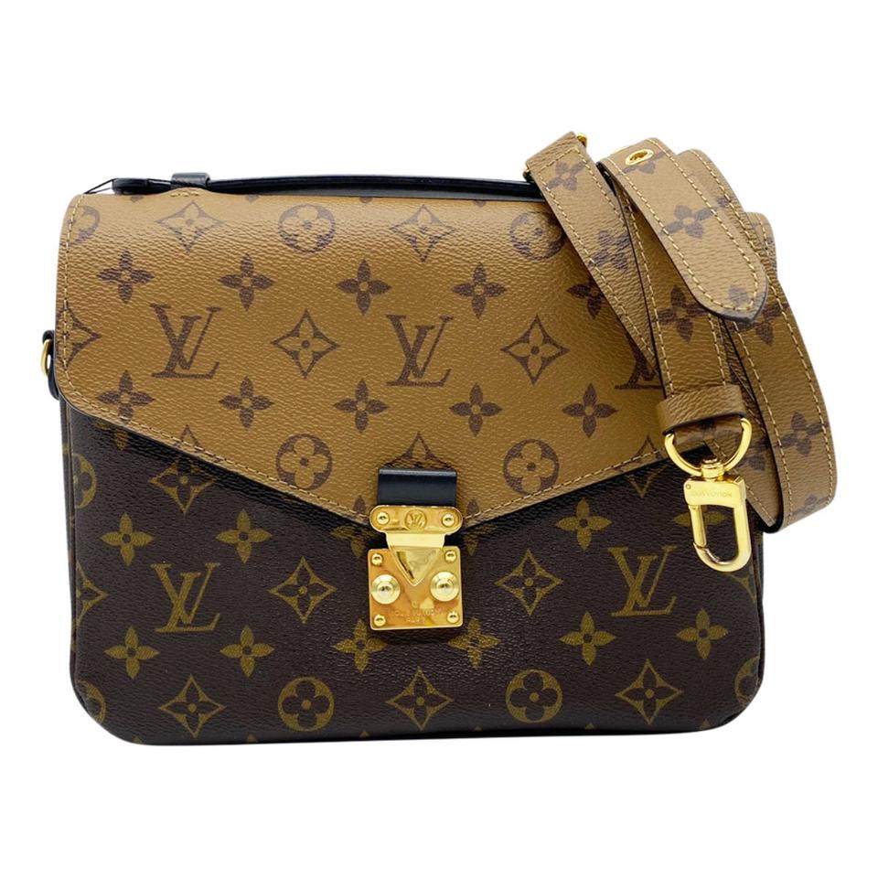 Louis Vuitton Pochette Metis Brown Monogram Reverse Canvas Shoulder Bag