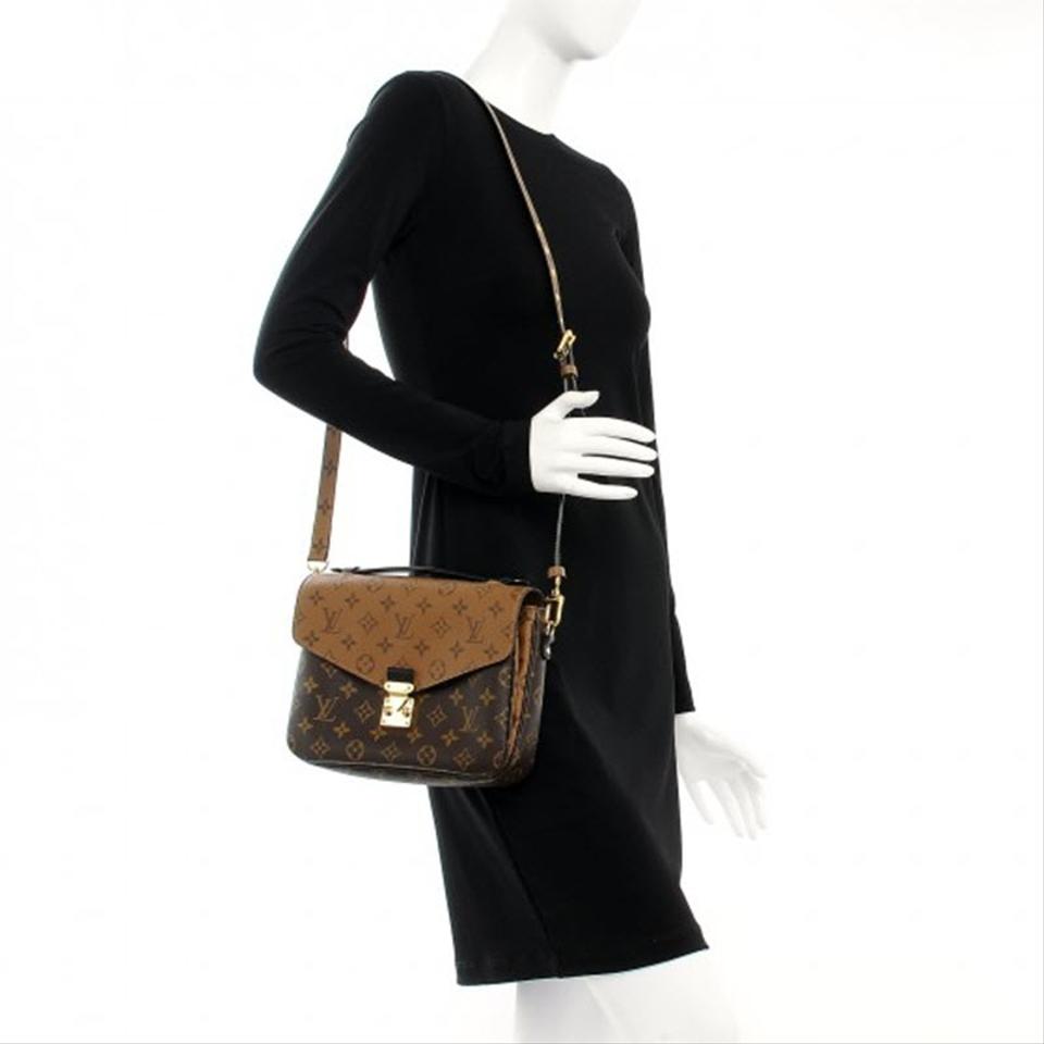 Louis Vuitton Pochette Metis Brown Monogram Reverse Canvas Shoulder Bag