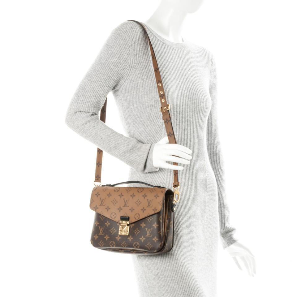 Louis Vuitton Pochette Metis Brown Monogram Reverse Canvas Shoulder Bag