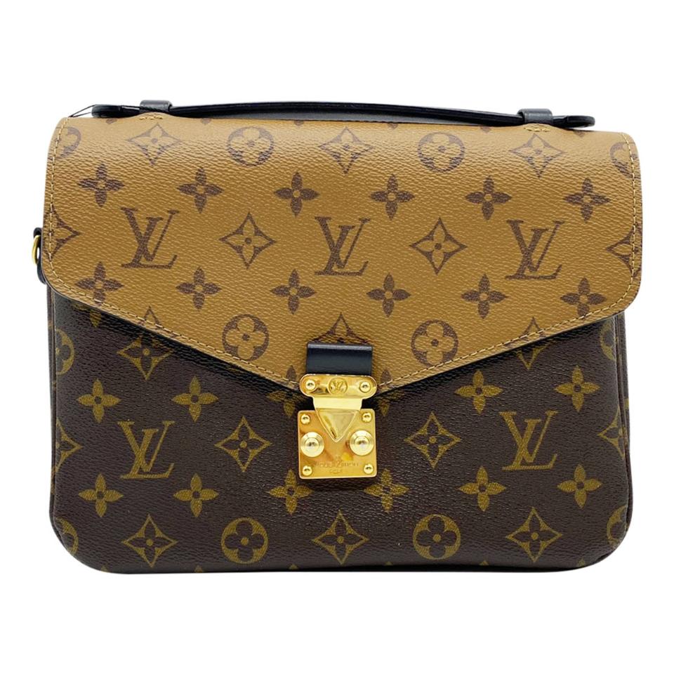 Louis Vuitton Pochette Metis Brown Monogram Reverse Canvas Shoulder Bag