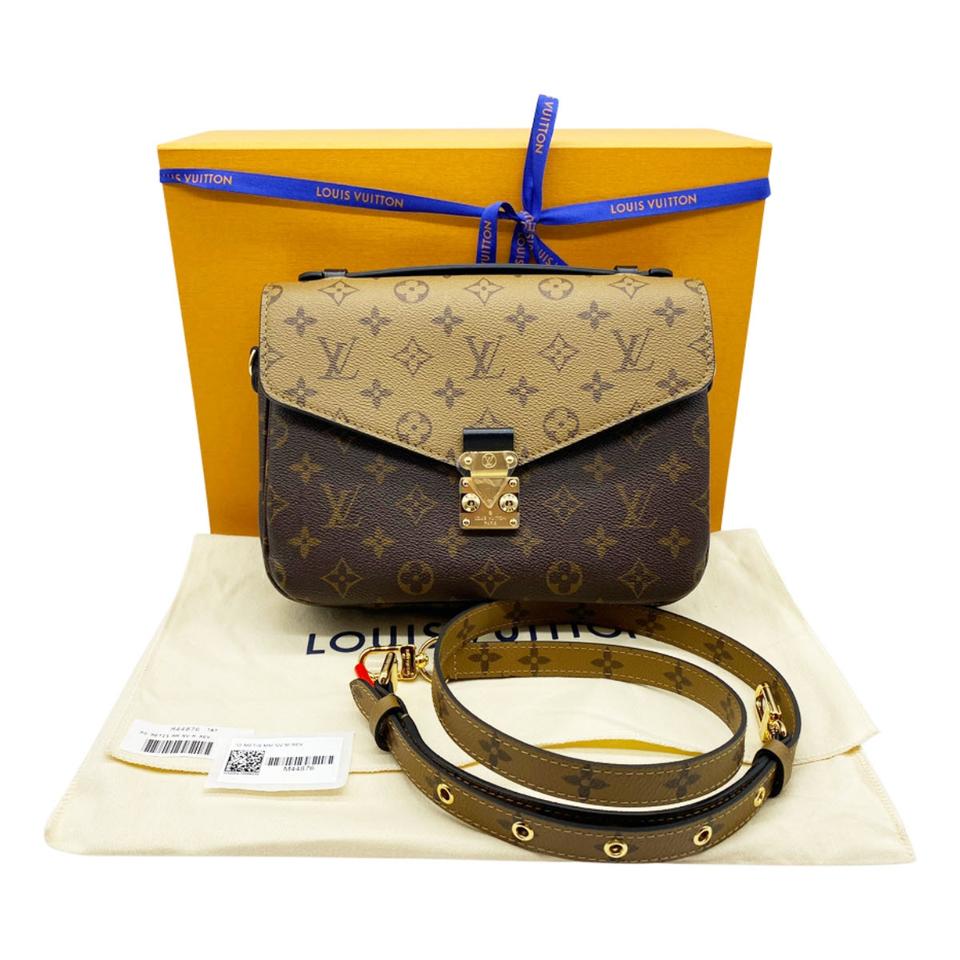 Louis Vuitton Pochette Metis Brown Monogram Reverse Canvas Shoulder Bag