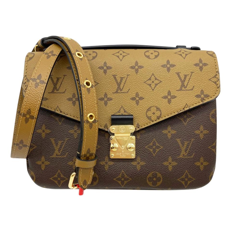 Louis Vuitton Pochette Metis Brown Monogram Reverse Canvas Shoulder Bag
